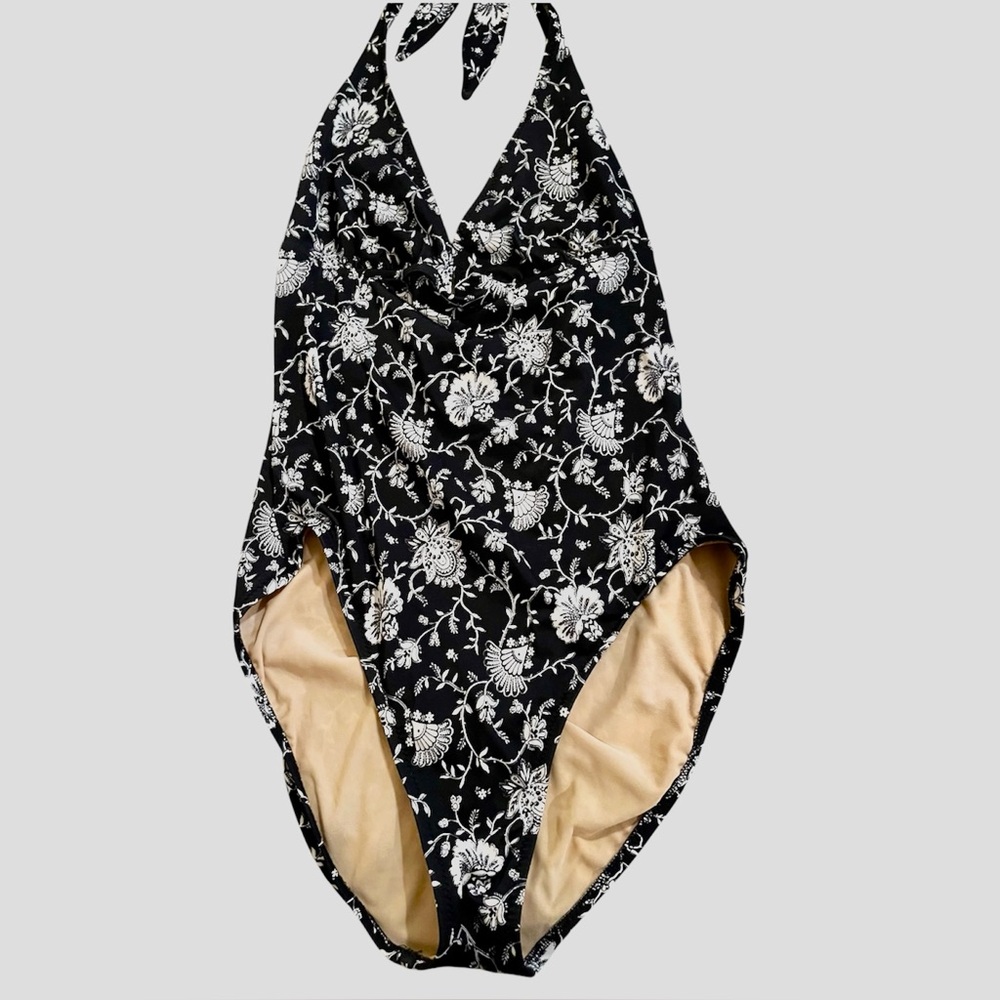 J. Crew Halter One Piece Swimsuit
